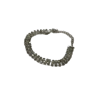  Womens Diamanté  Beaded Bracelet 