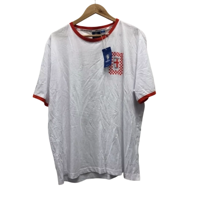 Euro 2024 UEFA England Mens  Size XXL Short Sleeve T-shirt White BNWT