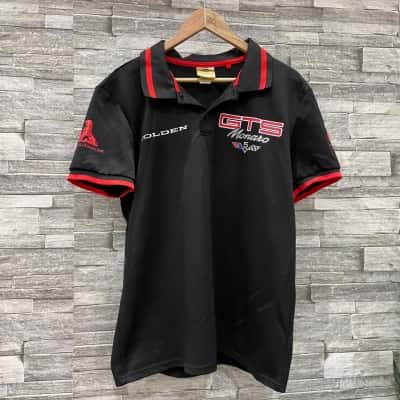 Holden Mens Size XL Short Sleeve Shirt Black  / Red 