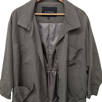 Alpha60 Womens Size S Open Jacket Green 