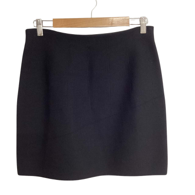 Portmans Womens  Size M Crepe Knit Mini Skirt Black 