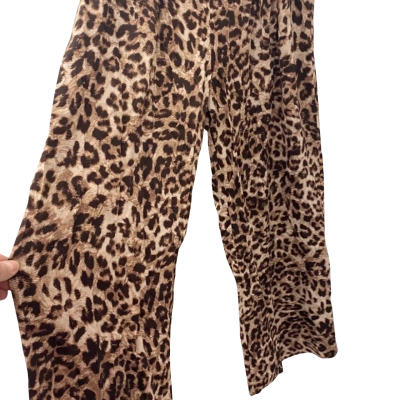 Witchery Womens  Size 12 Wide Leg Pants Animal print 