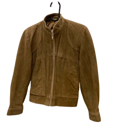  Norcuer Kid's Suede Jacket Beige Size 8-9