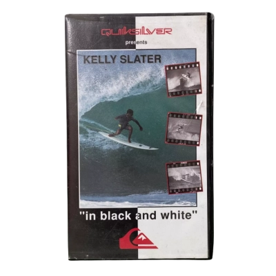 Quiksilver Presents Kelly Slater “in black and white” 1991 VHS Tape