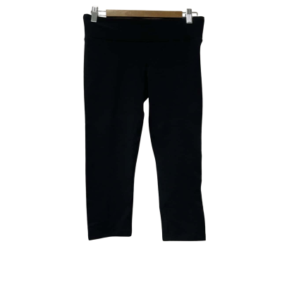 Running Bare Womens  Size 12 3/4 Leggings Black  / Blue 