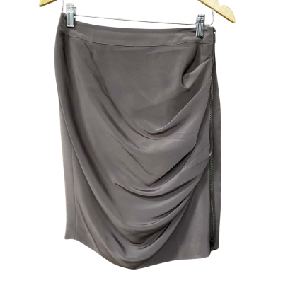 Saba Womens Size 10 Brown / Grey Ruched Skirt 