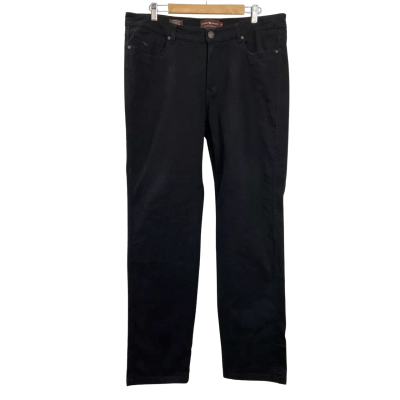  Ringers Western - Mens Avondale Classic Fit Straight Leg Pants - Size 36 - Black  
