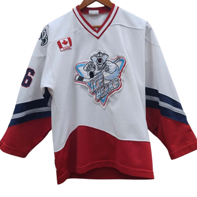  Contak Kids Size S White Hockey Jersey (3)