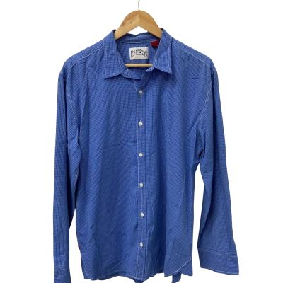 Levi Strauss & Co. Mens  Size XL Long Sleeve Shirt Blue / Checked 