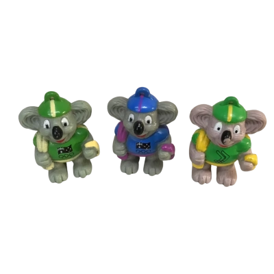 Koala Collectable Figures x 3 Approx 3 x 4.5cm
