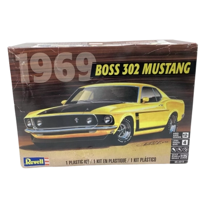  Revell 1969 Boss 302 Mustang Plastic Kit Age 12+ Level 4 Brica3