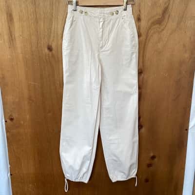 Seed Heritage Cream Parachute Pants Size 6