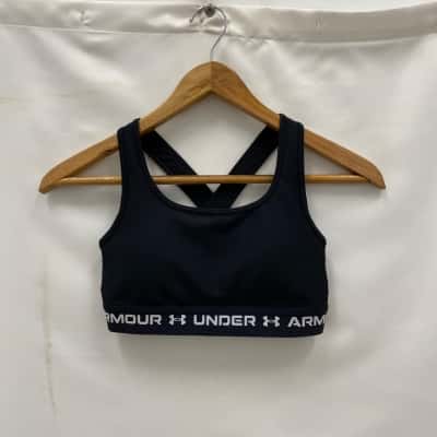 Under Armour Women's Sports Bra With Pads Size S Black  