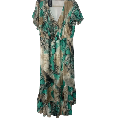 BNWT Crossroads  Size 14 Green / Multicoloureddress rrp$89.99