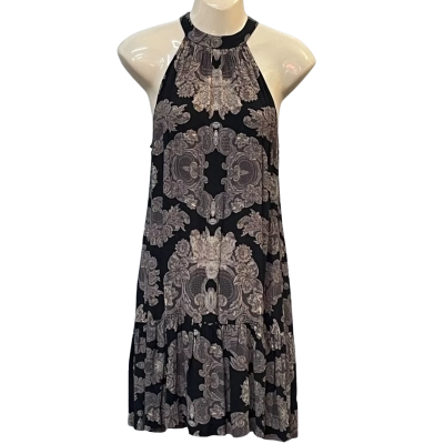 Witchery Womens  Size 10 Casual Dress / Mini Dress / Sleeveless Dress  Beige / Black  / Grey 