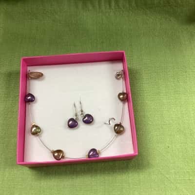 Carrie Elspeth wales earrings bracelet set )jb)