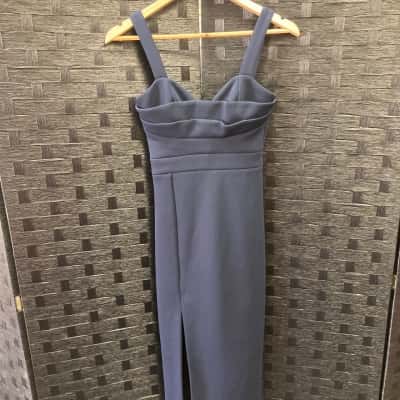 Mossman Womens  Size 6 Sleeveless Dress  Navy Blue 