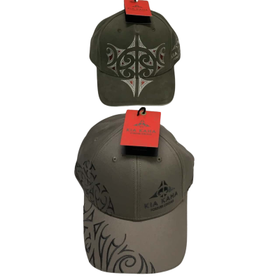 Two Kia Kaha Forever Strong Māori Caps - BNWT