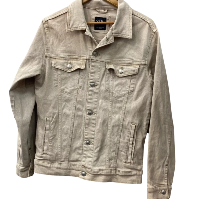 Zara Man Mens  Size M Denim Jacket Beige 