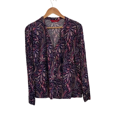 Tigerlily Womens  Size 6 Button Up Top / Long Sleeve Top Grey / Mustard / Navy Blue / Pink  / Purple 