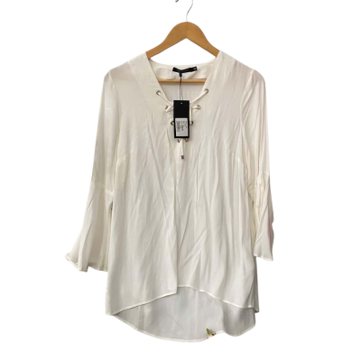 Portmans Womens  Size 10 Blouse White 