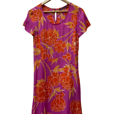 Mister Zimi Womens  Size 8 Casual Dress Multicoloured / Magenta  