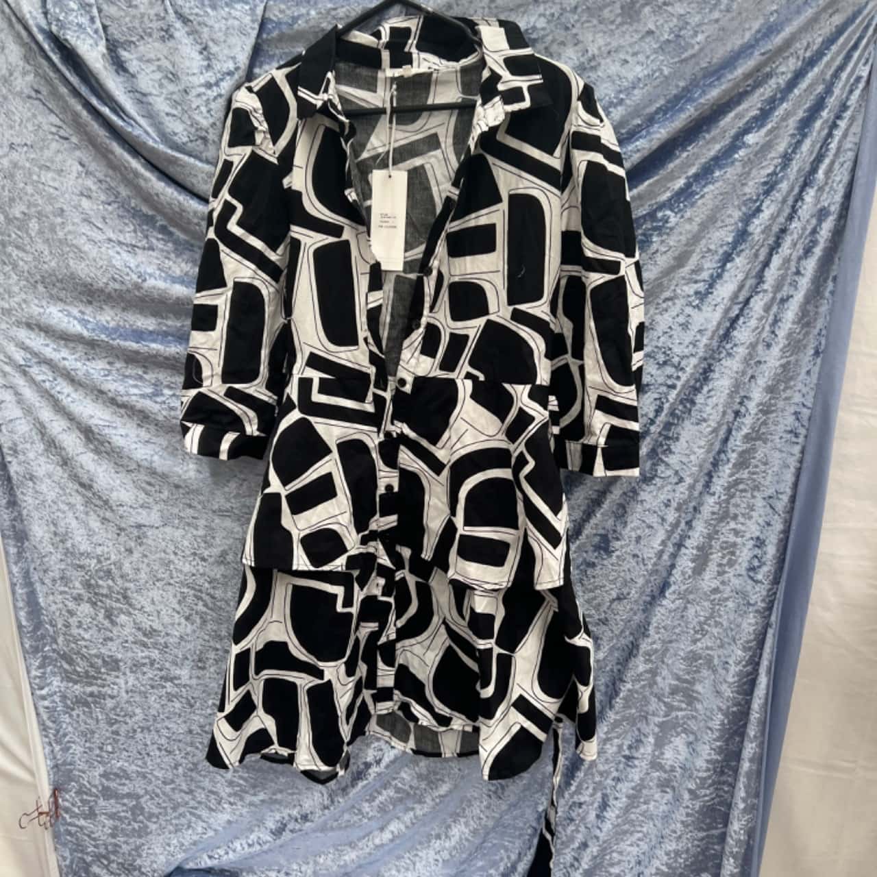 abel the label black and white dress Abel The Label | Dresses | Abel The Label Anthropologie Black And White Pattern Maxi Dress Size M Nwt