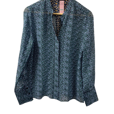 PROENZA SHOULER long sleeve round neck silk top 