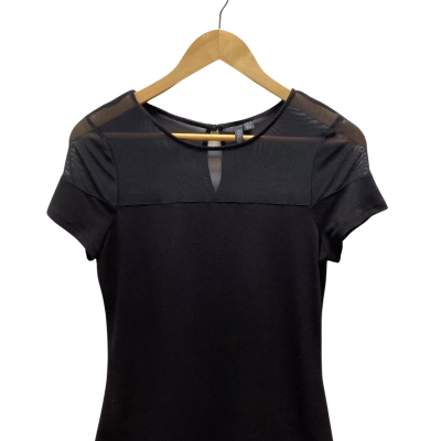 Forever New Womens  Size 8 Black Top 