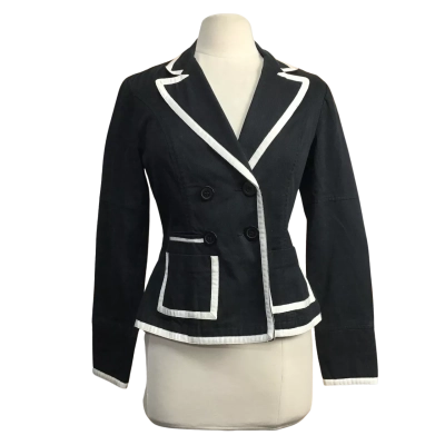 Portmans 100% Cotton Double Breasted Blazer
