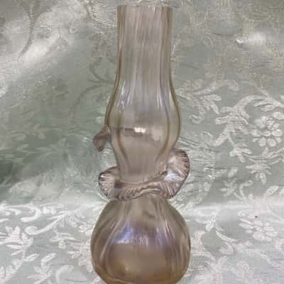 Fenton Art Glass Iridescent Bud Vase
