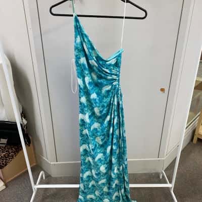 Morning Mist Womens Step It Up Dress - Green Floral Size 10 