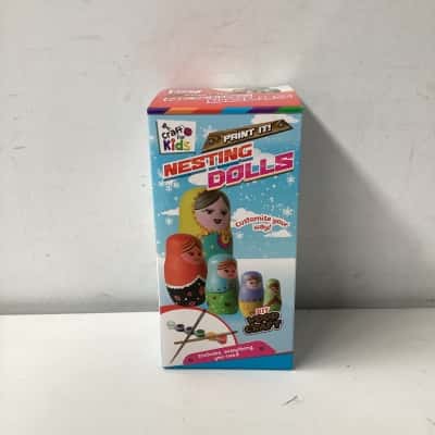 NEW - Craft for Kids Paint It Nesting Dolls