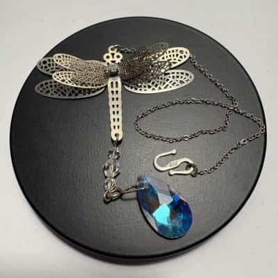 Gorgeous Filigree Butterfly Hanging Charm