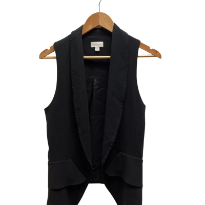 Witchery Womens  Size 8 Black  Vest