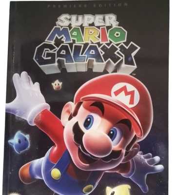 Premiere Edition Super Mario Galaxy paperback book