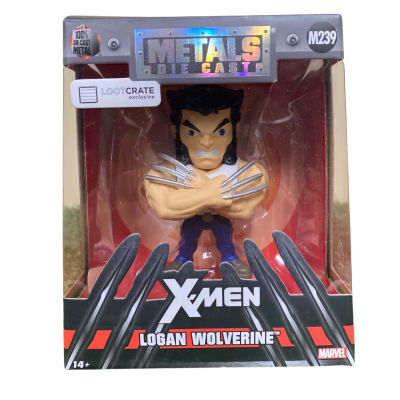 X-men Metals Die Cast - Logan Wolverine Figure