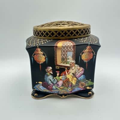 1930's Falcon Ware Mantle Vase - Titled "Arabian" Made In England