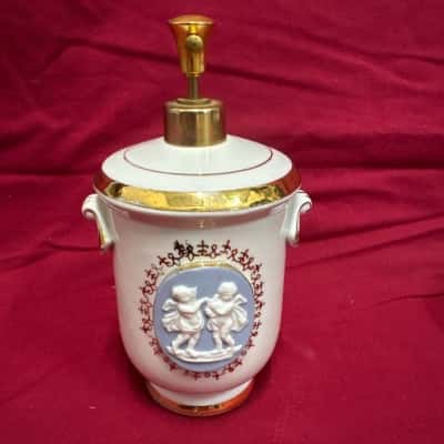 Perfume Bottle with Wedgwood Style Plaque