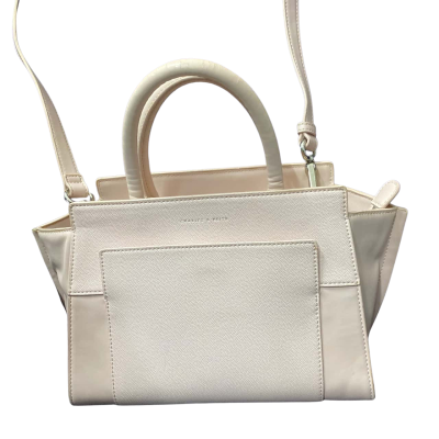 Charles & Keith Womens Tote Bag Pink  33cm wide 