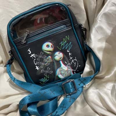 Disney Parks Loungefly The Nightmare before Christmas Black Crossbody bag 
