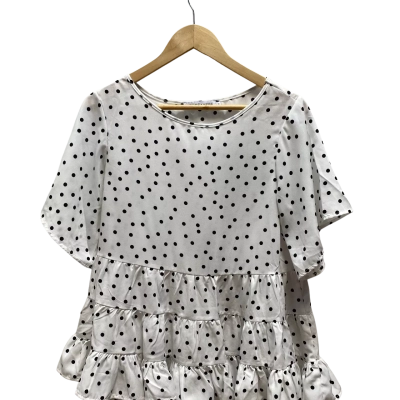 Atmos & Here Womens Size S White Top