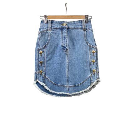 AJE Womens  Size 6 Denim Skirt Blue RRP $295