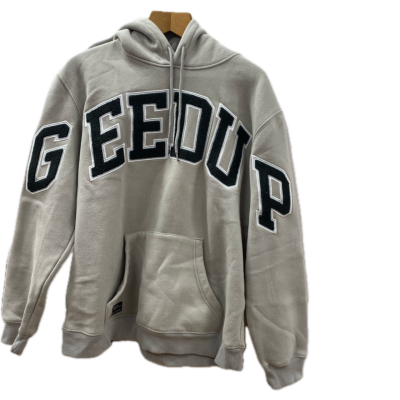 Geedup Mens Hoodie Size XL Grey 