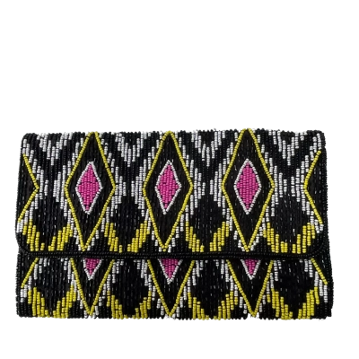 Forever New Beaded Clutch purse in excellent condition