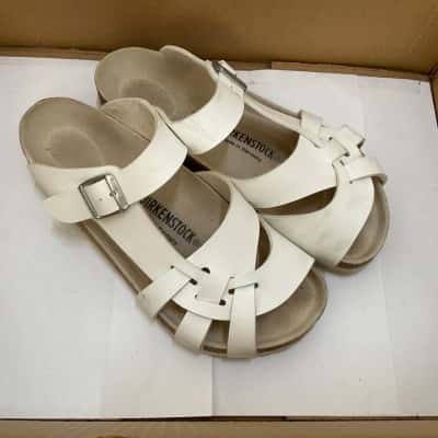 Birkenstock Womens  Size 39 Sandals White (B9)
