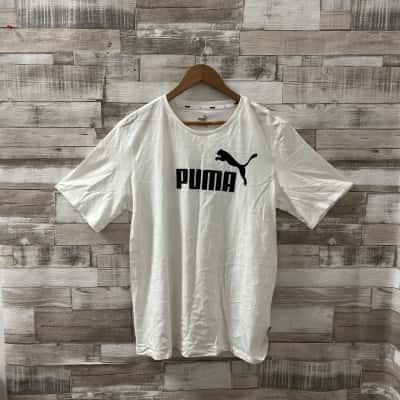 Puma Mens  Size L White 
