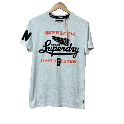 BNWT Superdry Mens Size S T-shirt Grey 