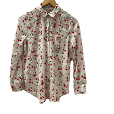  Chiniti and Parker Womens Button Up Top Size S Other / Red / White 