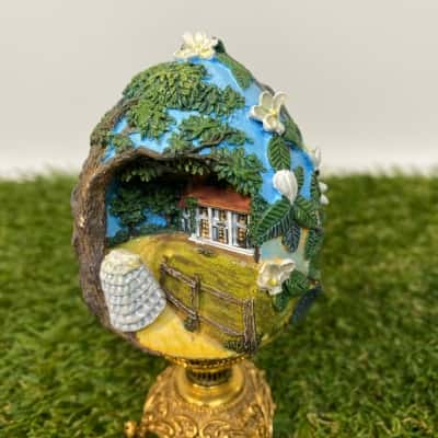 Franklin mint Scarlett of Tara diorama collectors egg